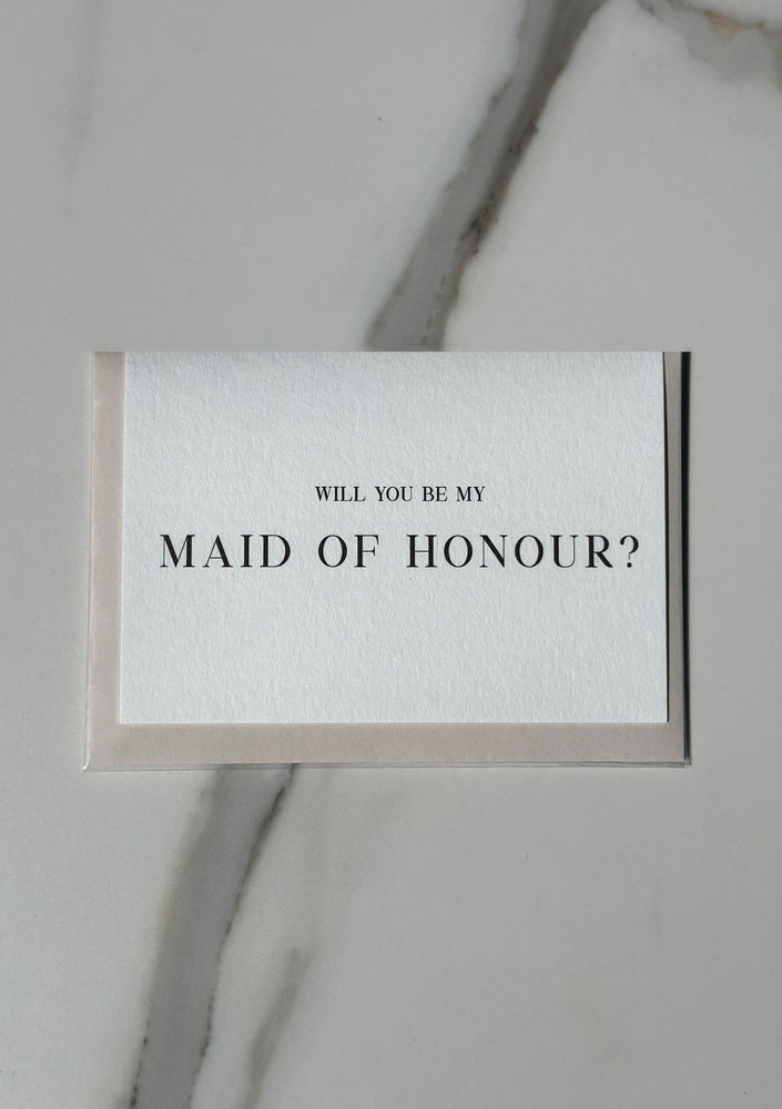 
                  
                    Load image into Gallery viewer, MAID OF HONOUR CARD
                  
                