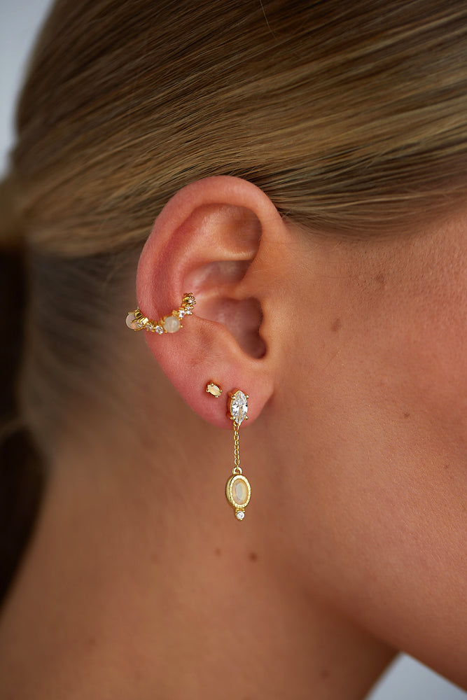 
                  
                    Load image into Gallery viewer, LEXIE OPAL EARRINGS 18CT GOLD
                  
                