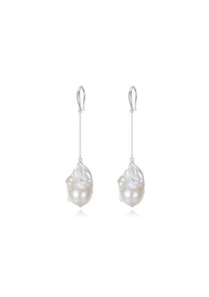 
                  
                    Load image into Gallery viewer, Callie Silver Bridal Earrings | Australia Wedding Accessory
                  
                