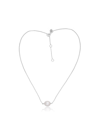 
                  
                    Load image into Gallery viewer, Elegant CLARA Silver Necklace - Bridal Jewellery Australia
                  
                