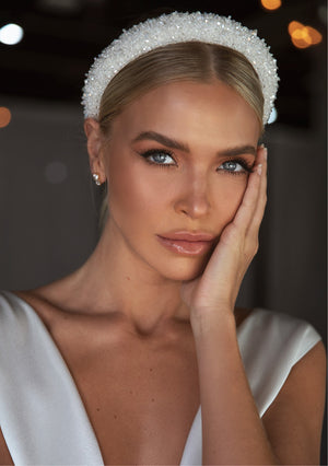 
                  
                    Load image into Gallery viewer, Marlene Bridal Headband - Elegant Wedding Australia
                  
                