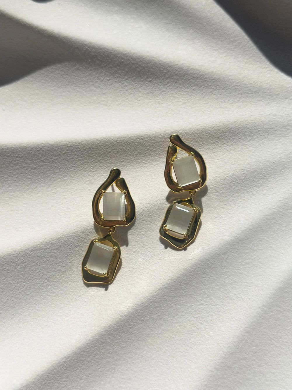 Elegant 18CT Gold TRISTA Bridal Earrings Australia