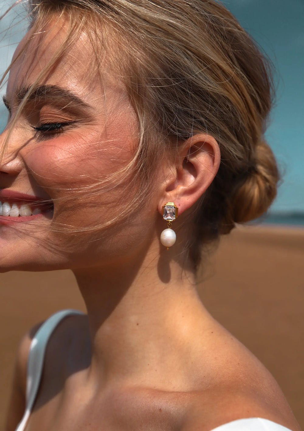 Luxury bridal earrings 