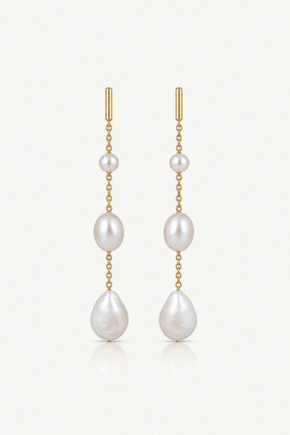 stunning pearl bridal earrings 