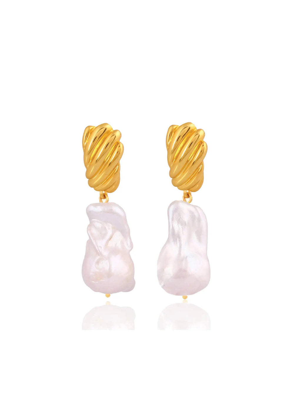 GOLD STATEMENT EARRINGS