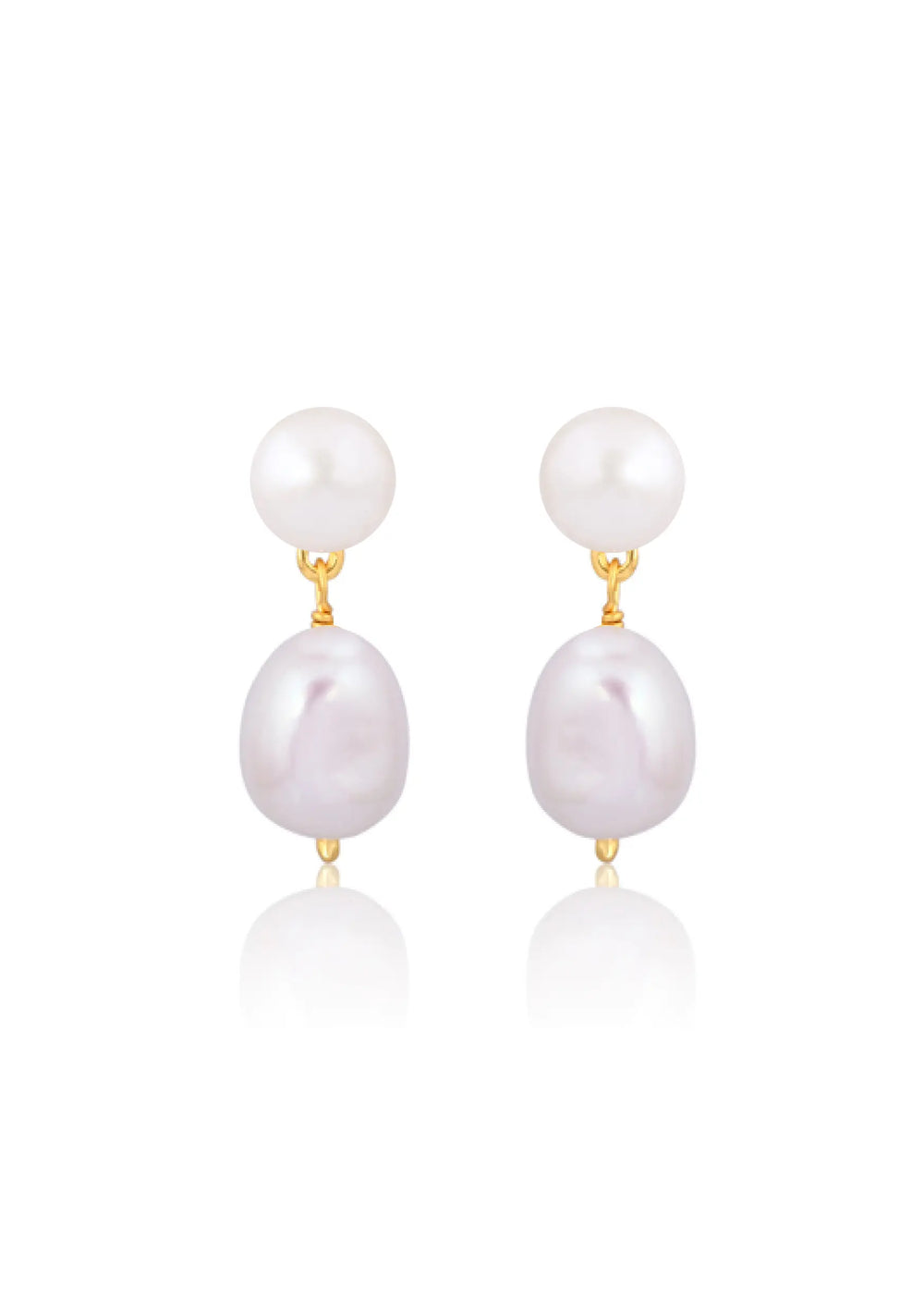 Pearl bridal earrings