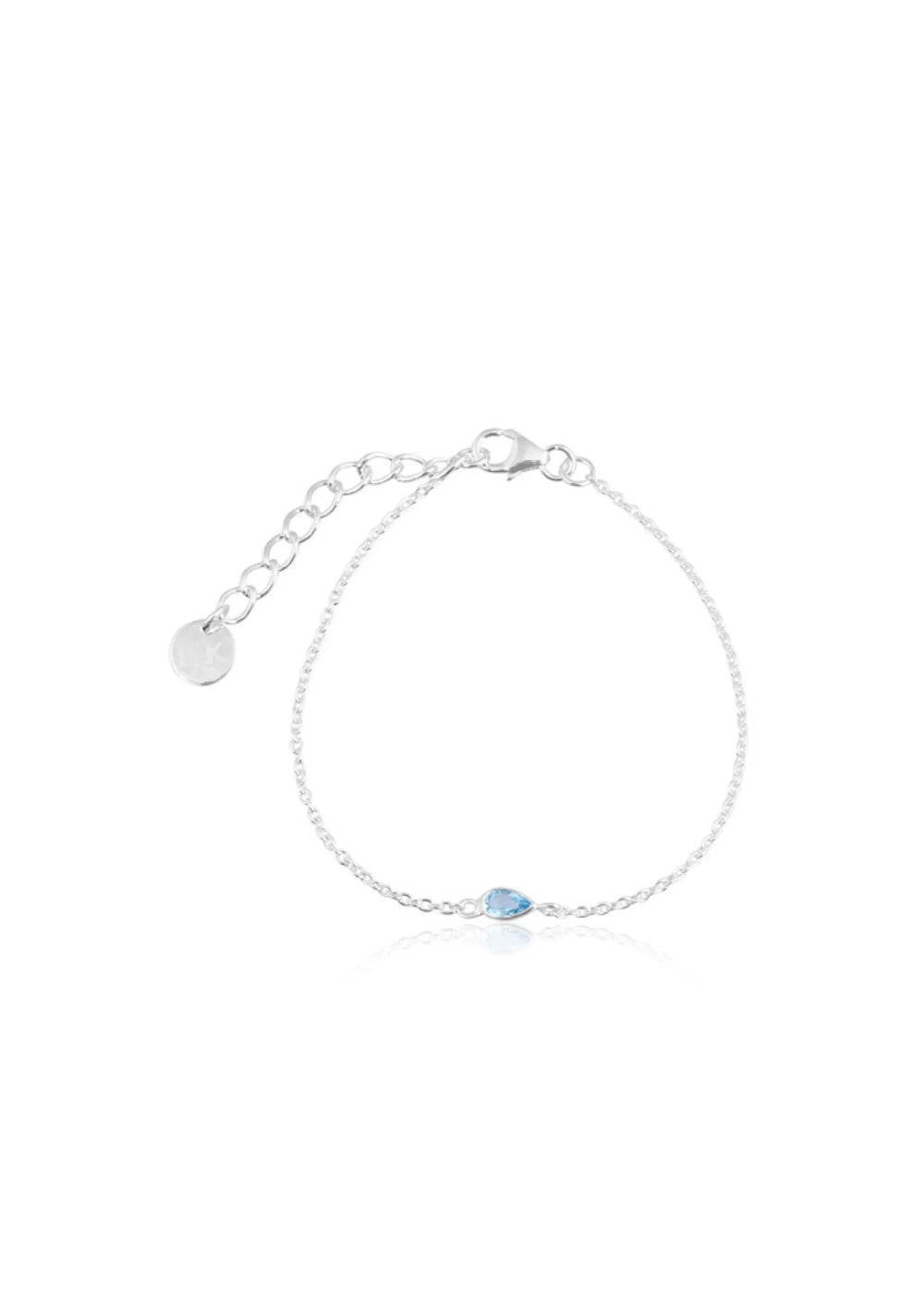 BLUE TOPAZ BRACELET SILVER Lolaknightofficial