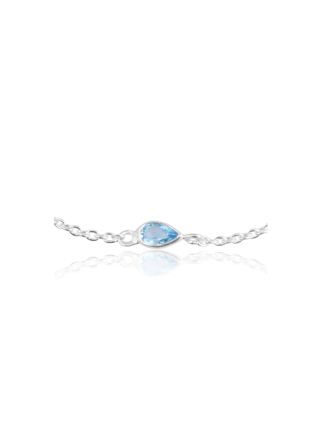 BLUE TOPAZ BRACELET SILVER Lolaknightofficial