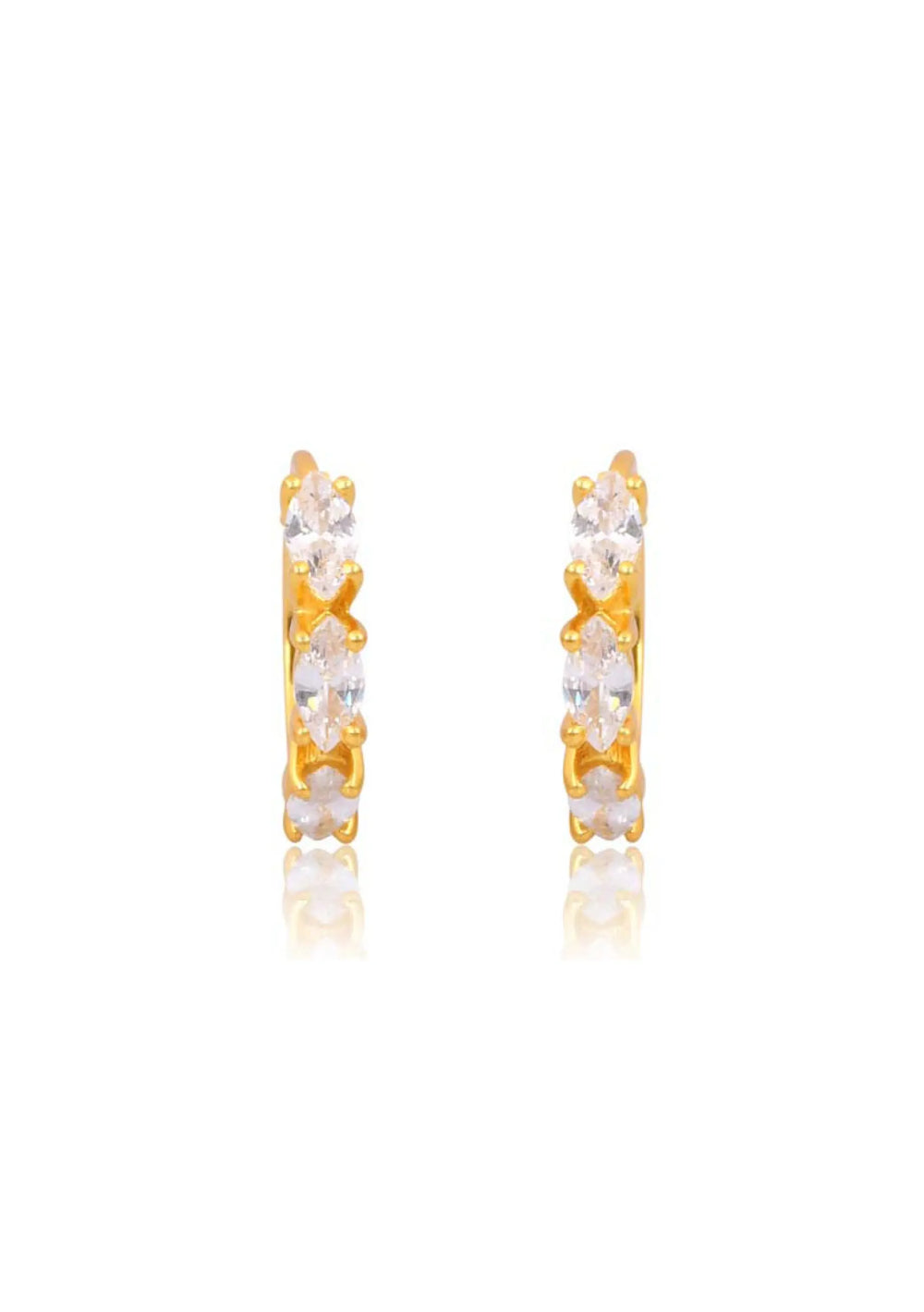 Bowie 18ct Gold Huggie – Australia's Dazzling Bridal Trend