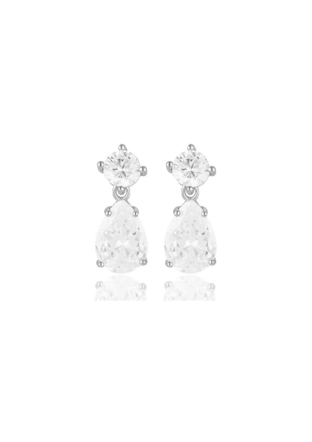 Crystal wedding earrings with sparkling bridal detailing for modern brides
