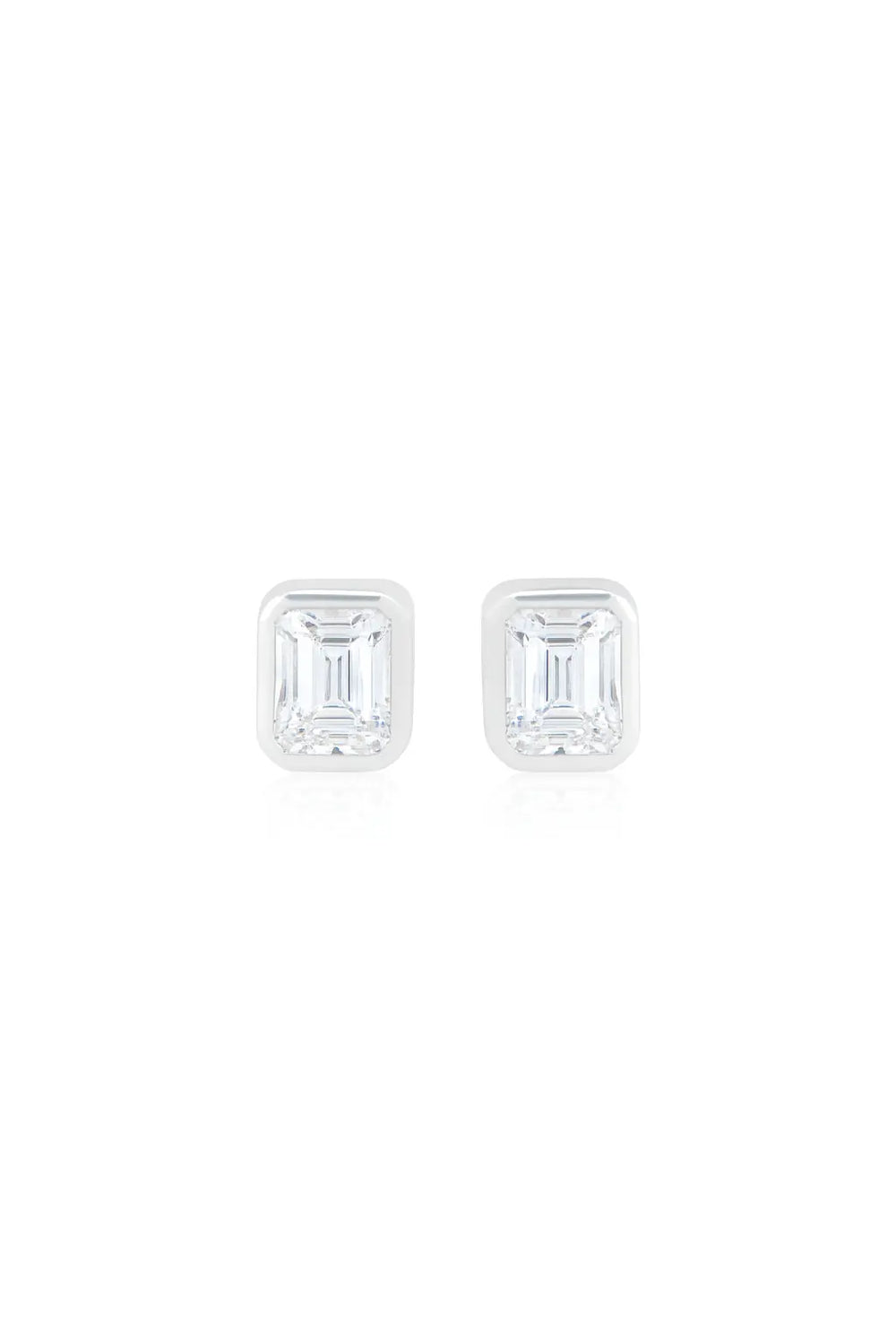 ANDREA CRYSTAL BRIDAL STUD EARRINGS SILVER Lolaknightofficial