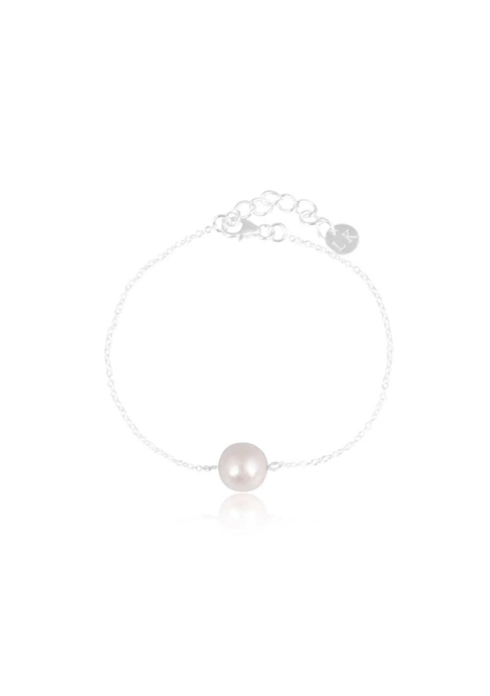 CHRISTIE PEARL BRACELET SILVER Lolaknightofficial