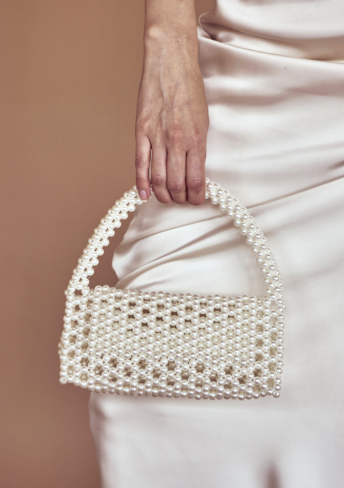 
                  
                    Load image into Gallery viewer, COCO IVORY PEARL BAG
                  
                