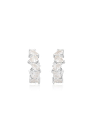 
                  
                    Load image into Gallery viewer, COLETTE BRIDAL EAR CUFF SILVER
                  
                