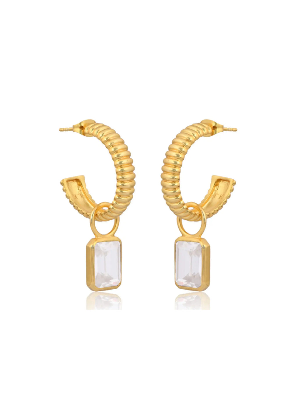 DAWN EARRINGS 18K GOLD Lolaknightofficial