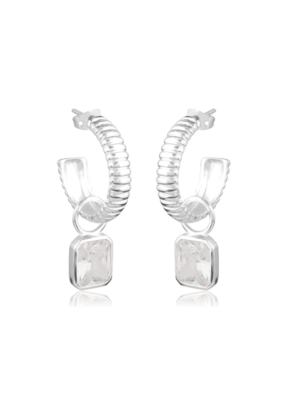 DAWN EARRINGS SILVER Lolaknightofficial