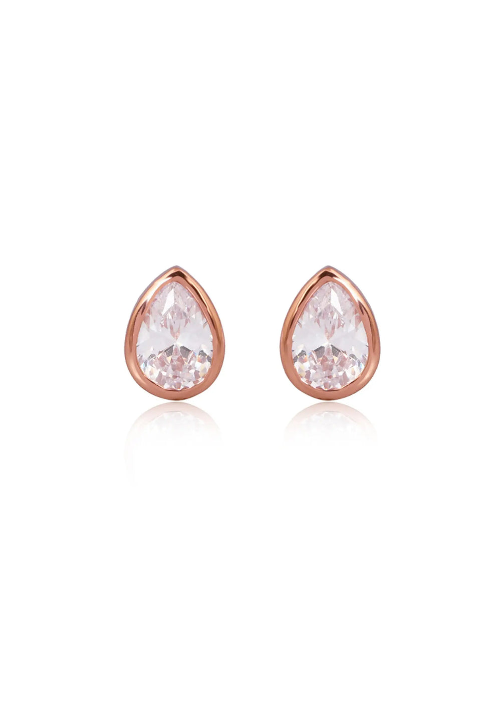 ELISE BRIDAL EARRINGS ROSE GOLD Lolaknightofficial