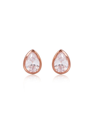 
                  
                    Load image into Gallery viewer, ELISE BRIDAL EARRINGS ROSE GOLD
                  
                