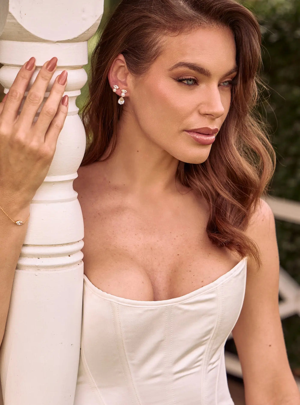FREYA CRYSTAL BRIDAL BRACELET 18K GOLD Lolaknightofficial