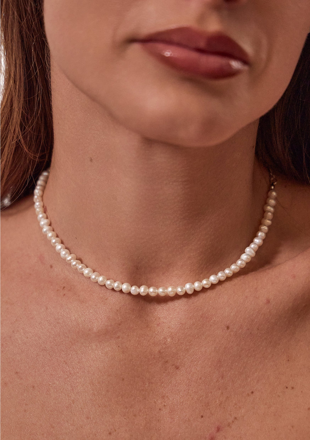 ETTA PEARL BRIDAL NECKLACE 18K GOLD Lolaknightofficial