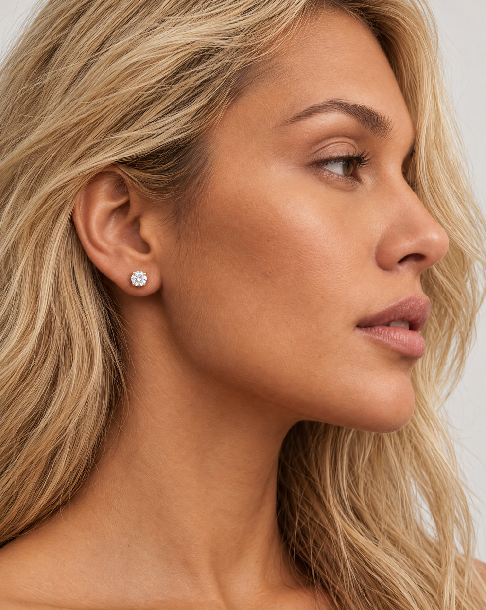JACINTA EARRINGS & LILY NECKLACE SET GOLD
