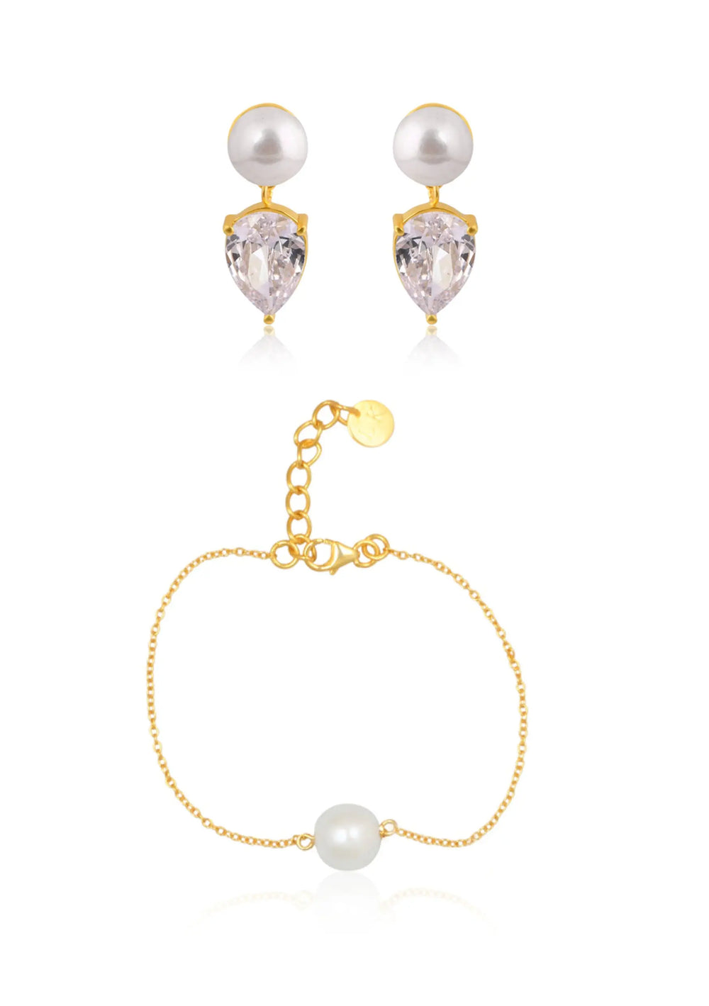 HARPER & CHRISTIE BRIDAL SET 18K GOLD Lolaknightofficial