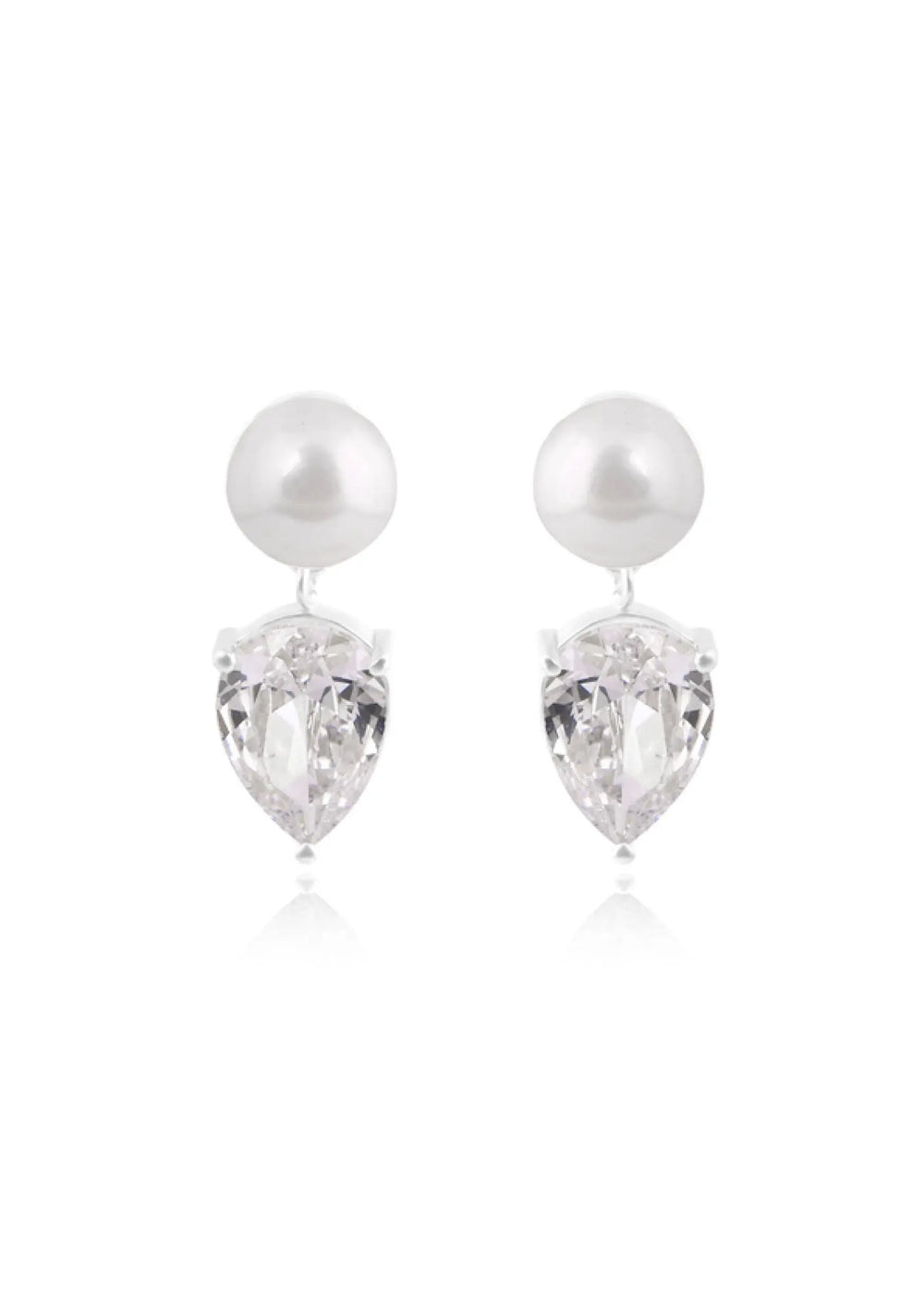 HARPER BRIDAL EARRINGS SILVER Lolaknightofficial