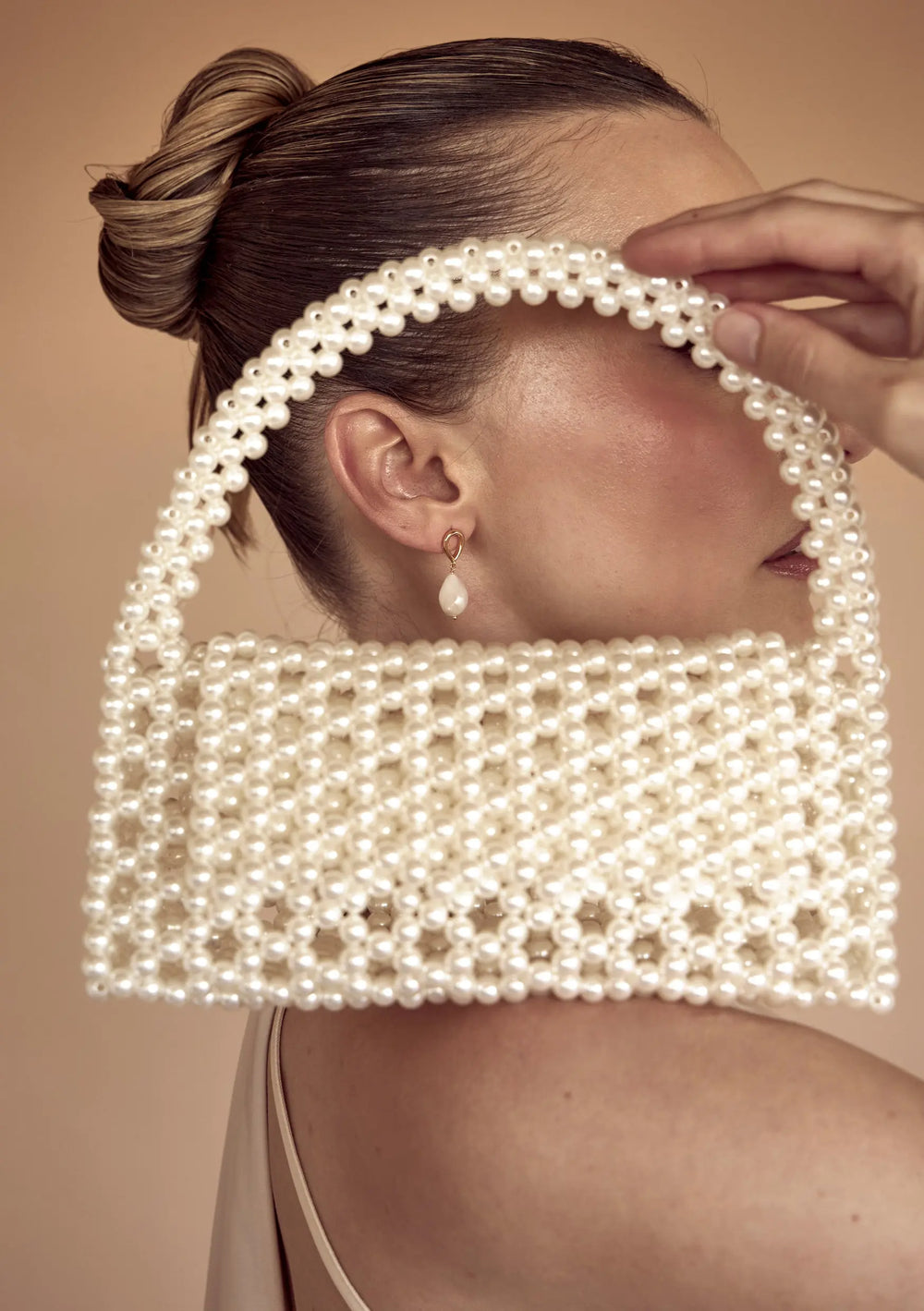 Elegant pearl wedding bag for brides, bridesmaids and special bridal occasions