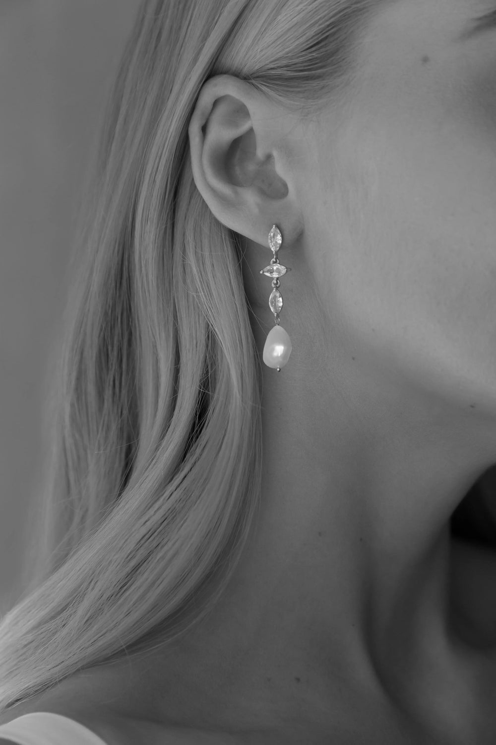 IVY BRIDAL EARRINGS SILVER Lolaknightofficial