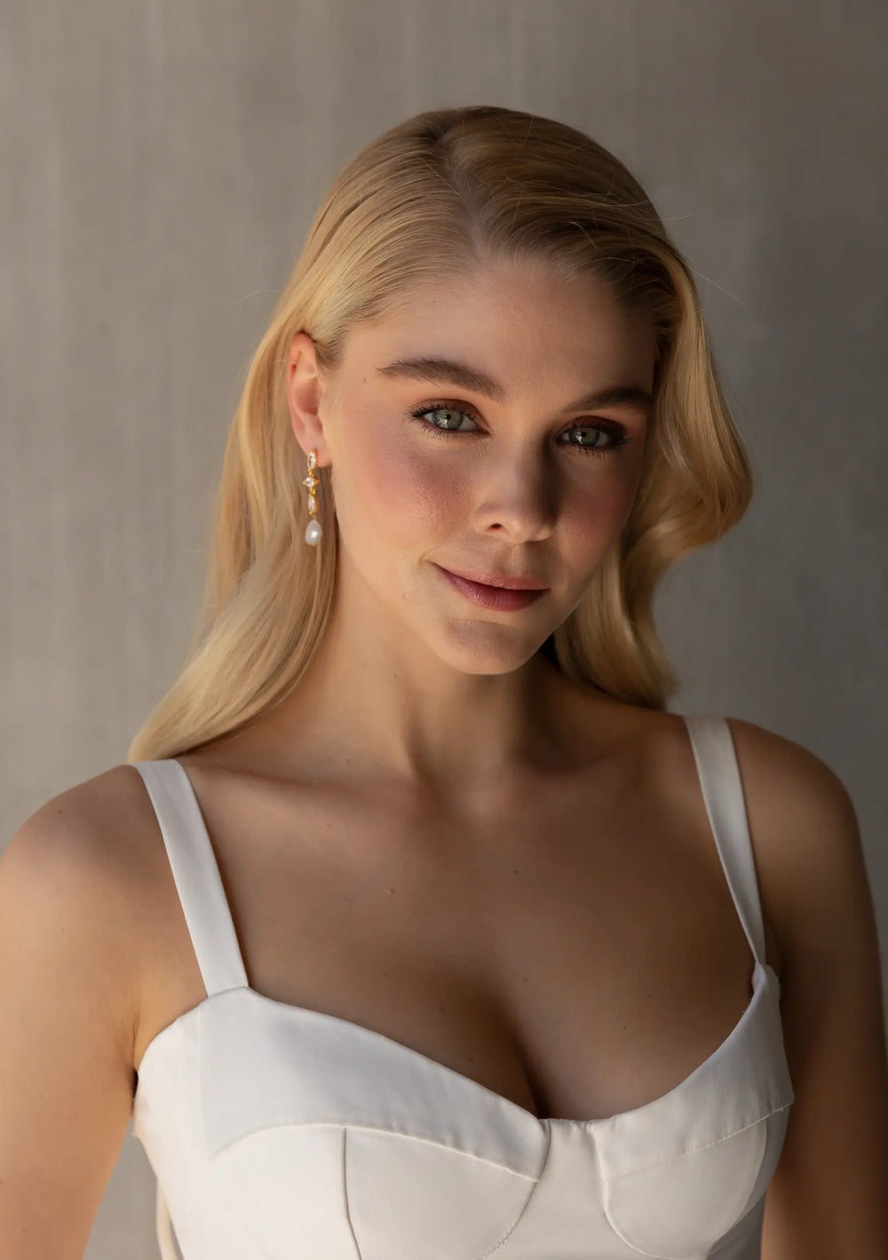 IVY BRIDAL EARRINGS 18K GOLD Lolaknightofficial