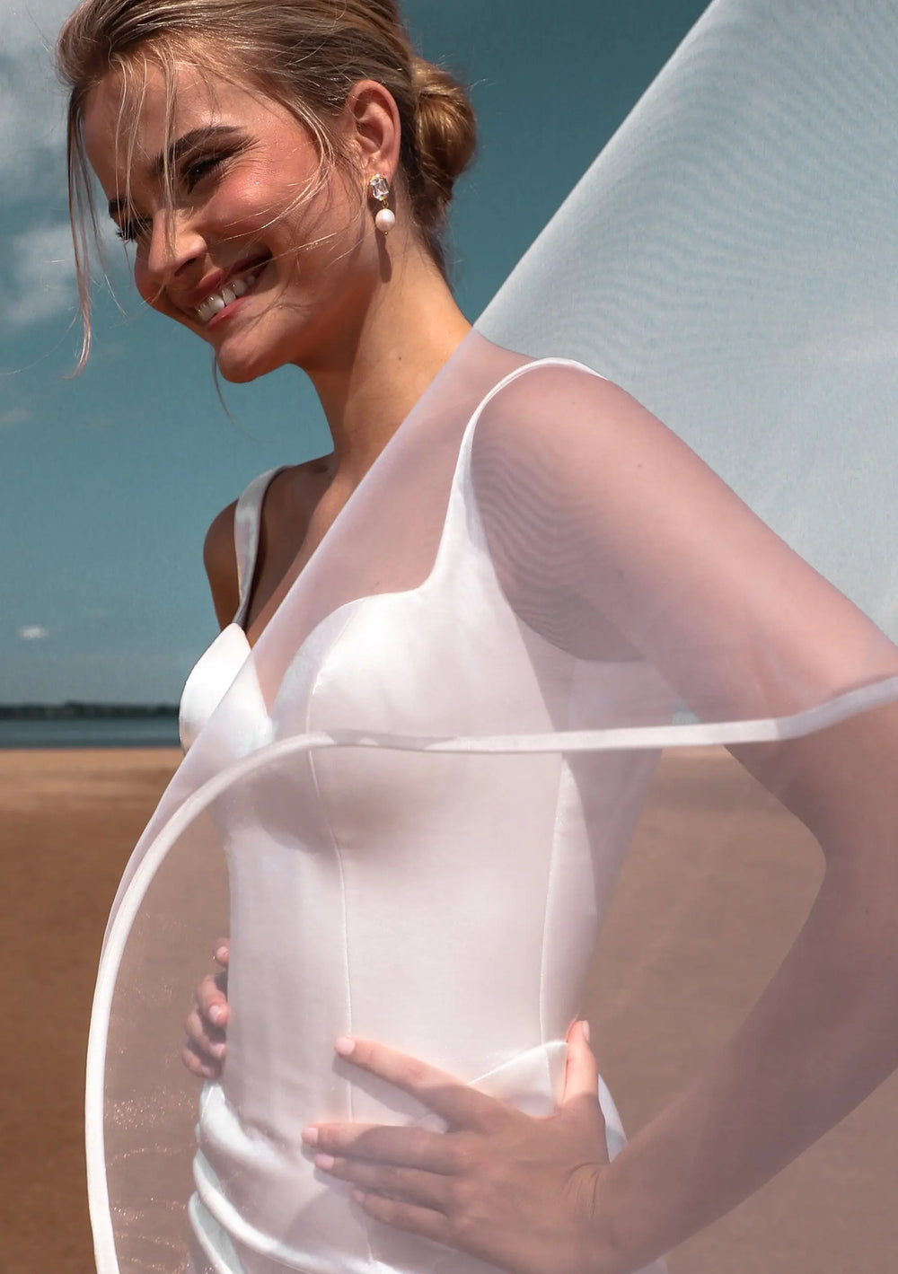 JAMES IVORY TRIM WEDDING VEIL Lolaknightofficial
