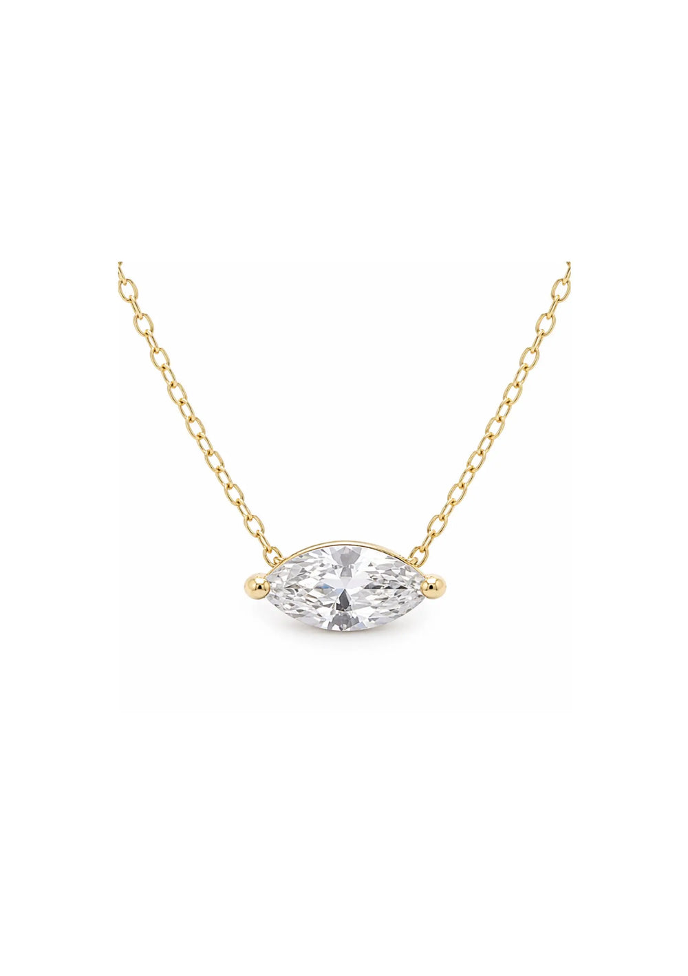 JUNIPER CRYSTAL BRIDAL NECKLACE 18K GOLD Lolaknightofficial