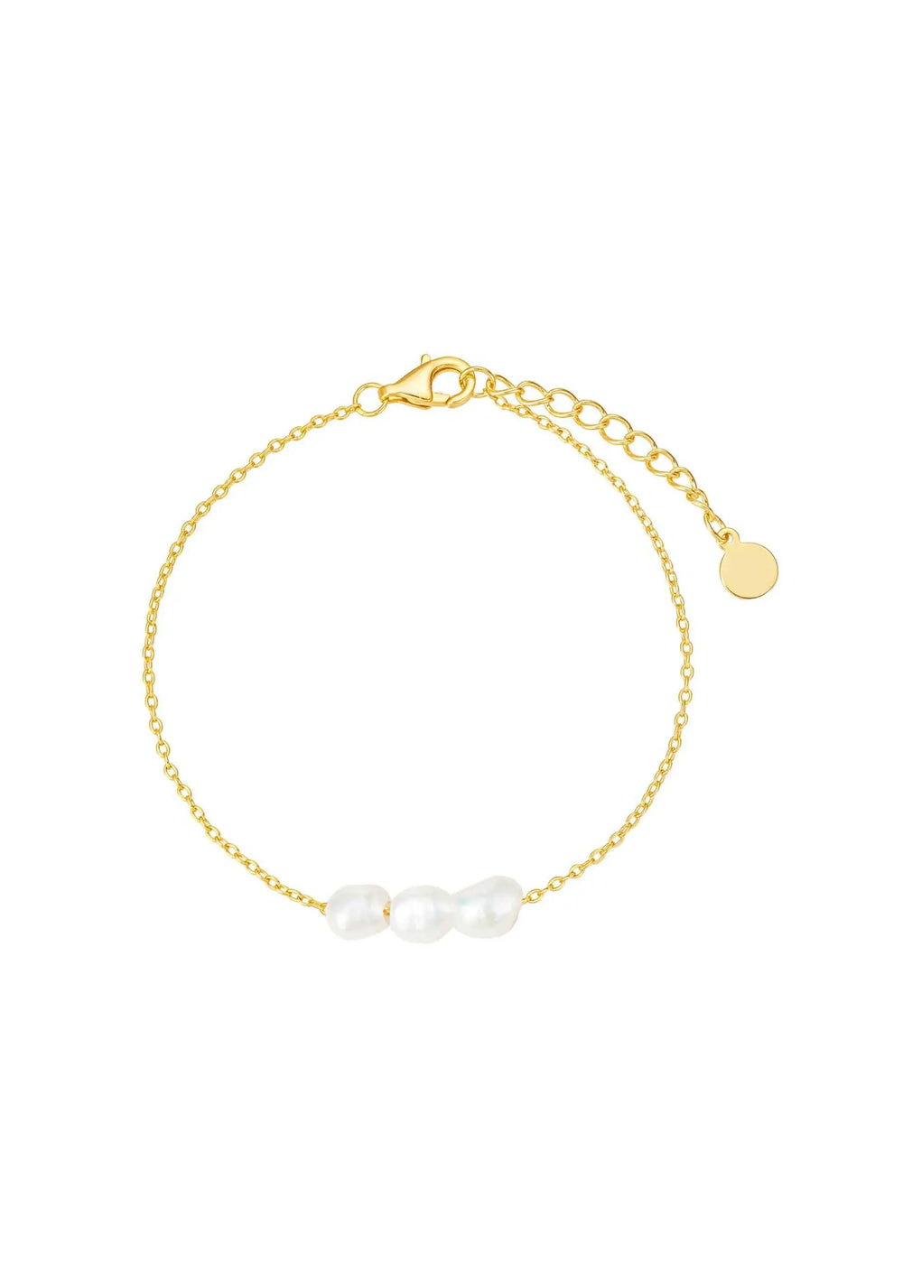 LETTIE PEARL BRIDAL BRACELET 18K GOLD Lolaknightofficial