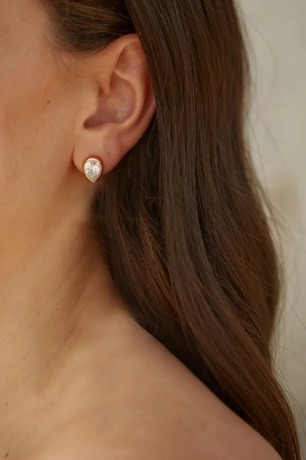 ELISE BRIDAL EARRINGS ROSE GOLD Lolaknightofficial