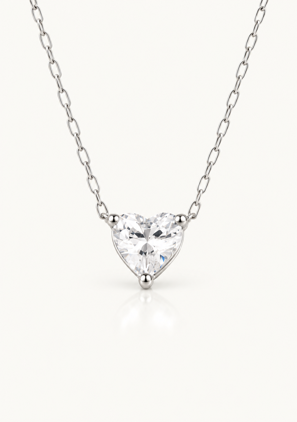The perfect gift for your bridesmaids or special someone. The love heart necklace in silver