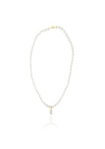 Luca Gold Freshwater Pearl Bridal Necklace - LOLAKNIGHT