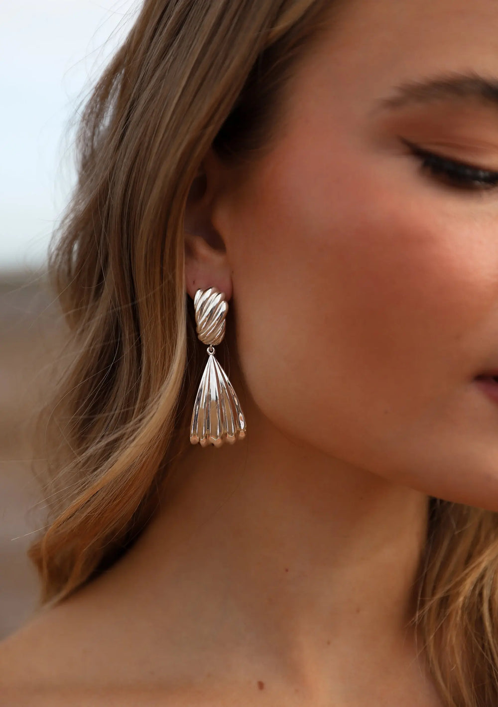 MARINA EARRINGS SILVER Lolaknightofficial