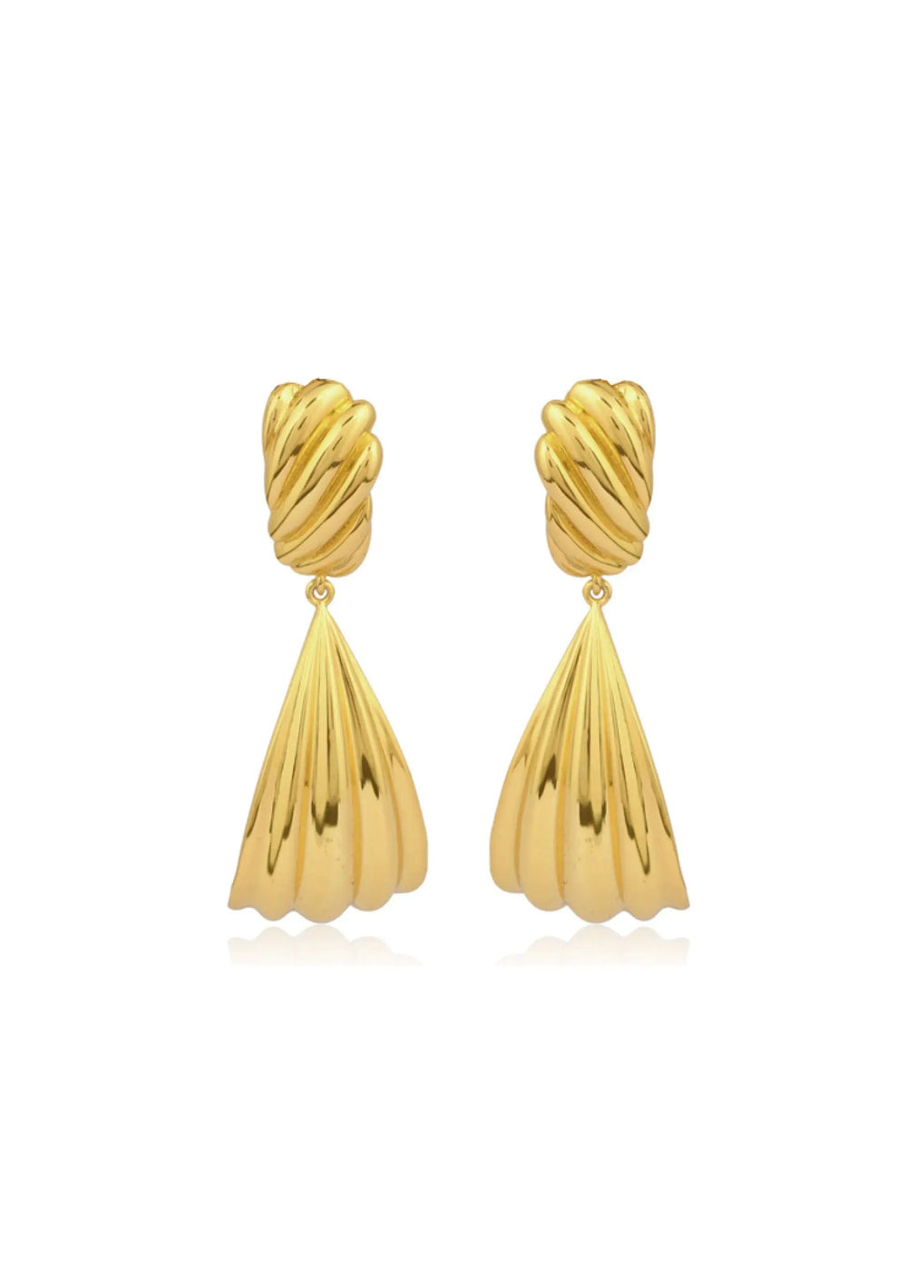 MARINA EARRINGS 18K GOLD Lolaknightofficial