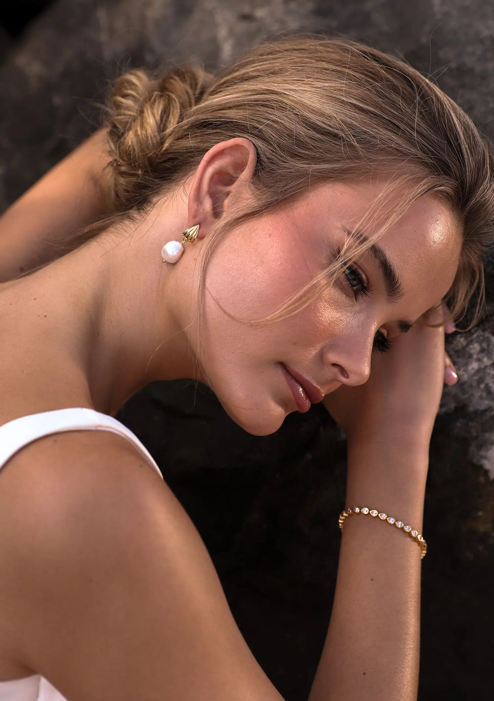 MARINDA EARRINGS 18K GOLD Lolaknightofficial