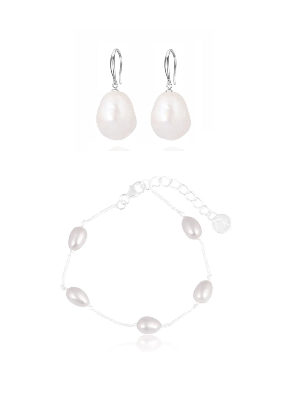 MIA & FAITH BRIDAL SET SILVER Lolaknightofficial