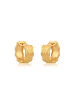 MILA HOOP 18CT GOLD  EARRINGS - Bridal Jewellery