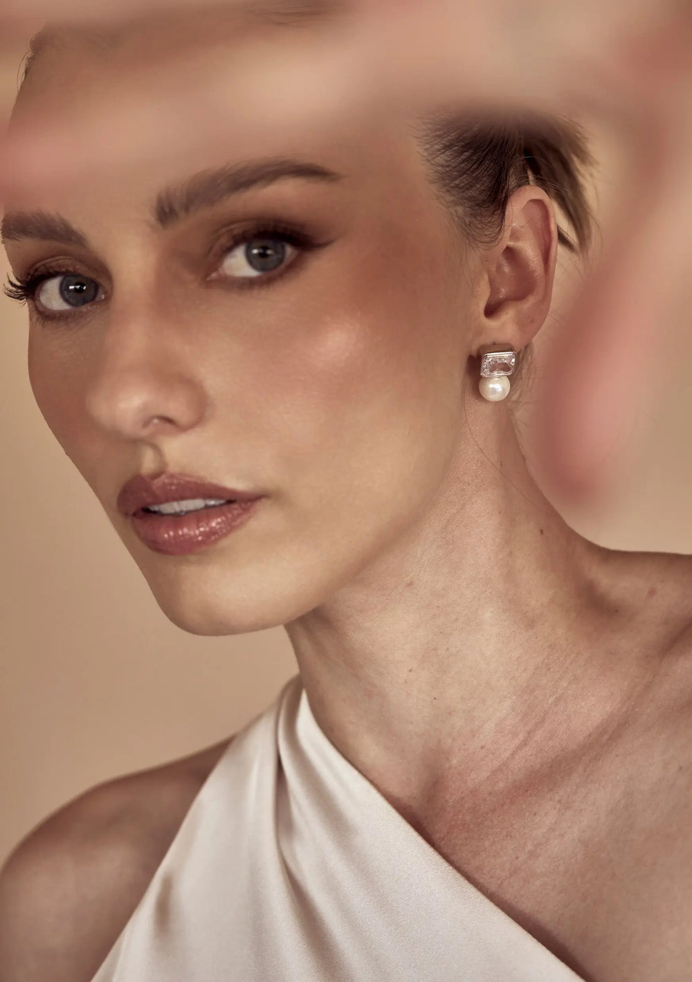 Bridal crystal earrings perfect for modern, classic and romantic wedding looks