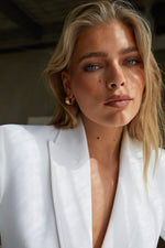 MILA HOOP 18CT GOLD  EARRINGS - Bridal Jewellery