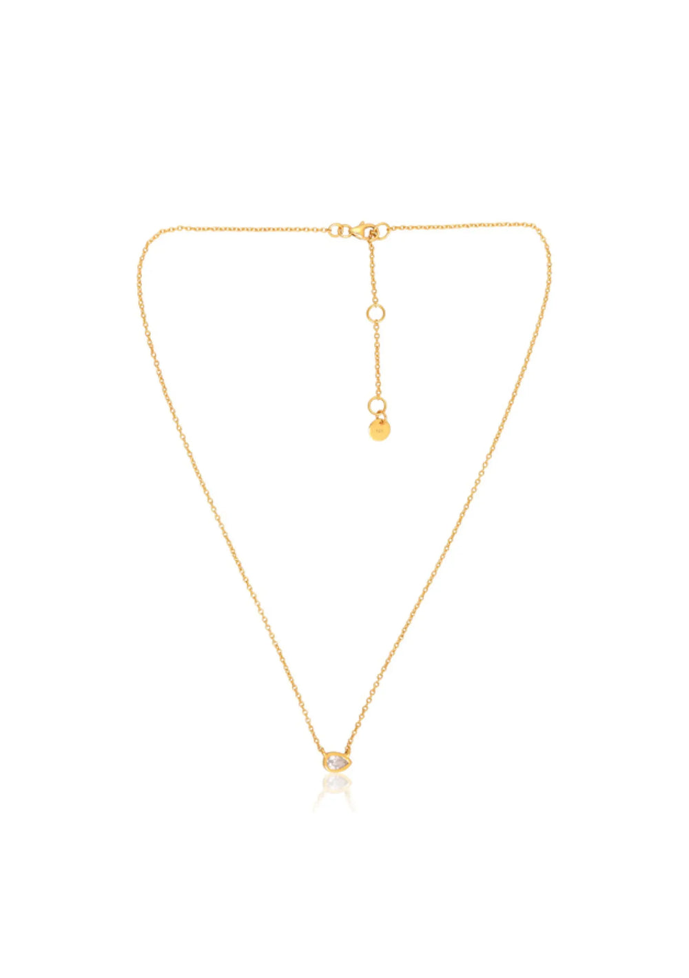 SCOTTIE NECKLACE 18CT GOLD BRIDAL Lolaknightofficial