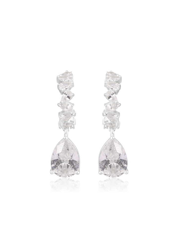 STELLA BRIDAL EARRINGS SILVER