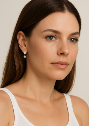 
                  
                    Load image into Gallery viewer, SUTTON EARRINGS SILVER
                  
                
