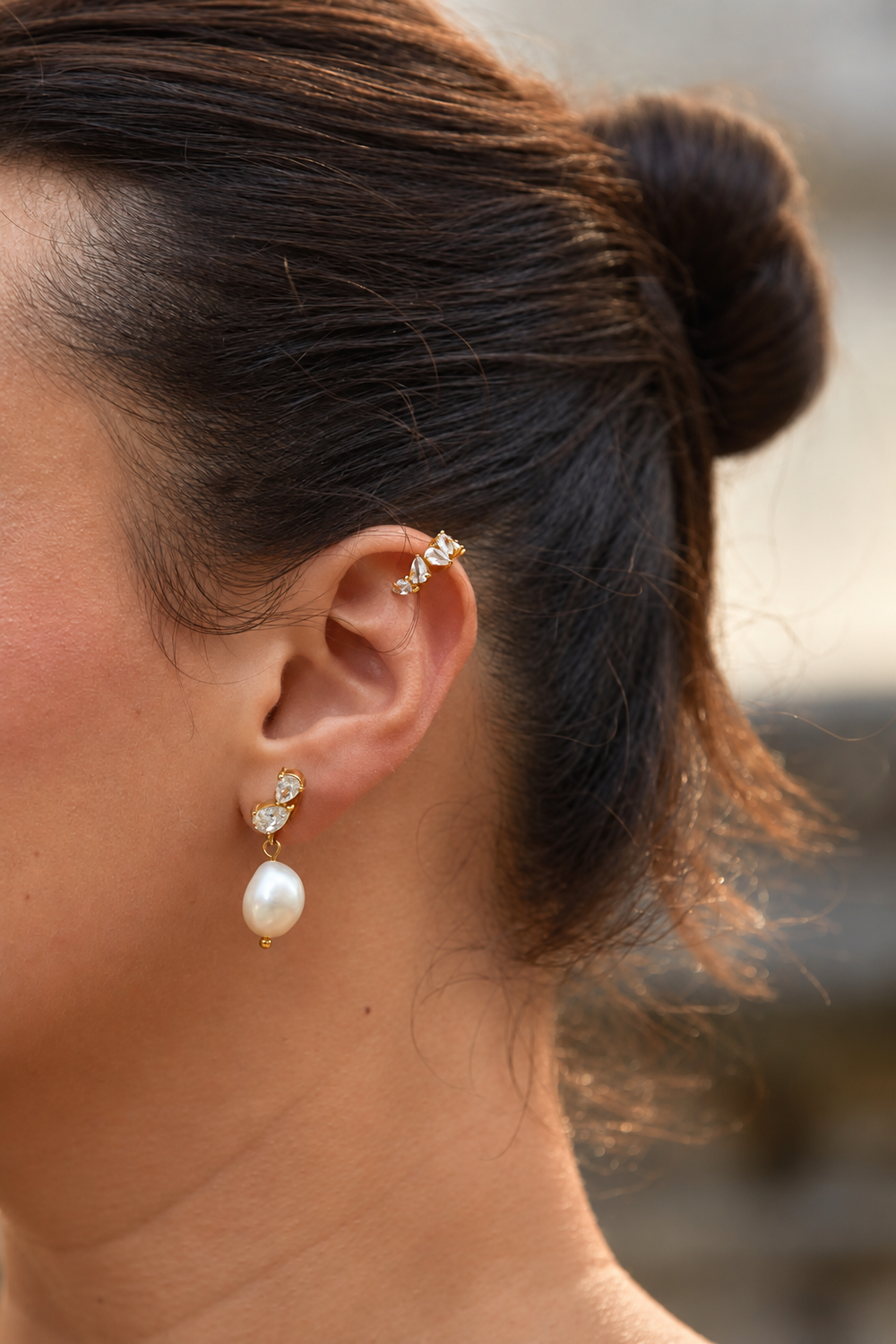 COLETTE BRIDAL EAR CUFF 18CT GOLD