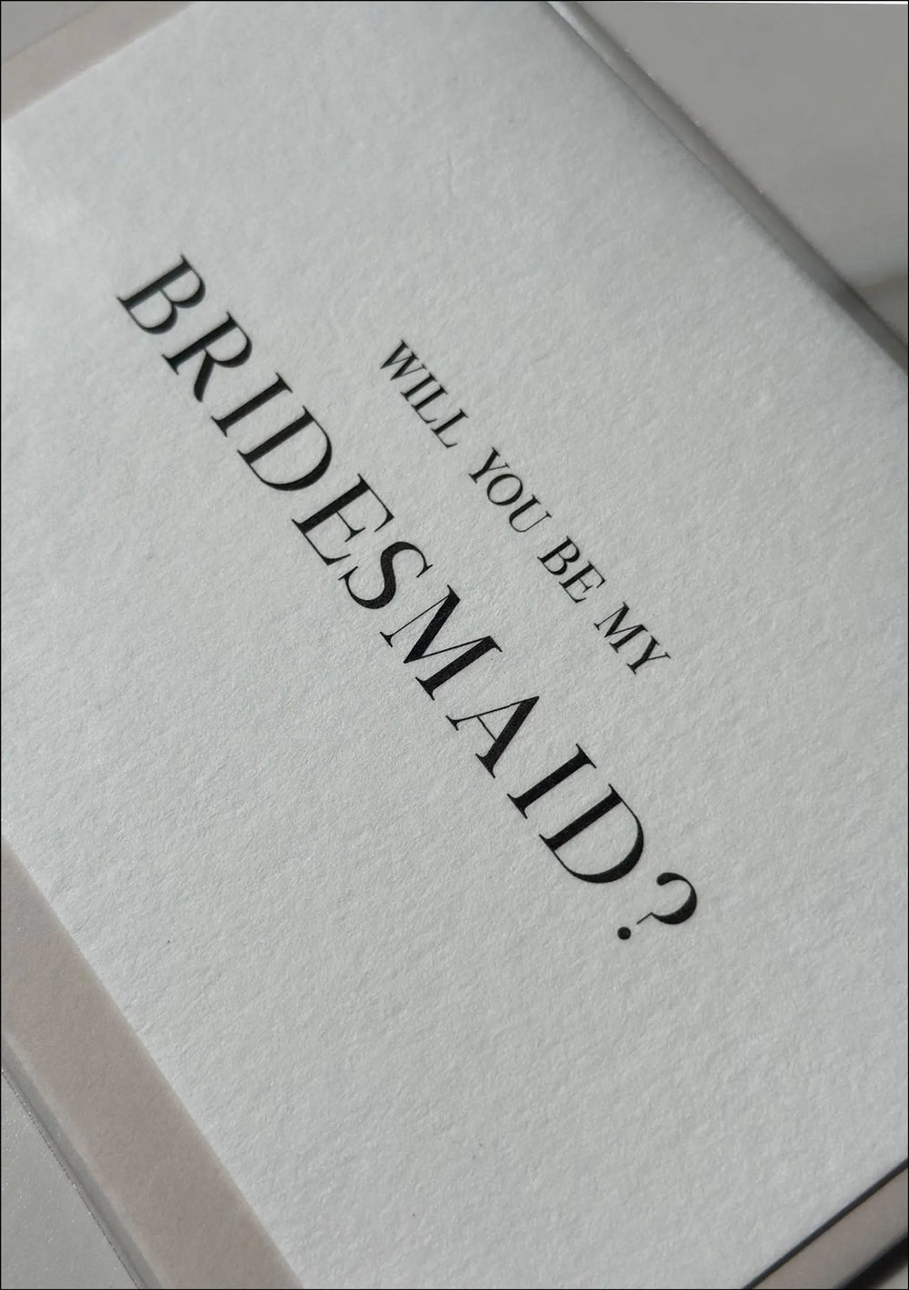 BRIDESMAID CARD Lolaknightofficial
