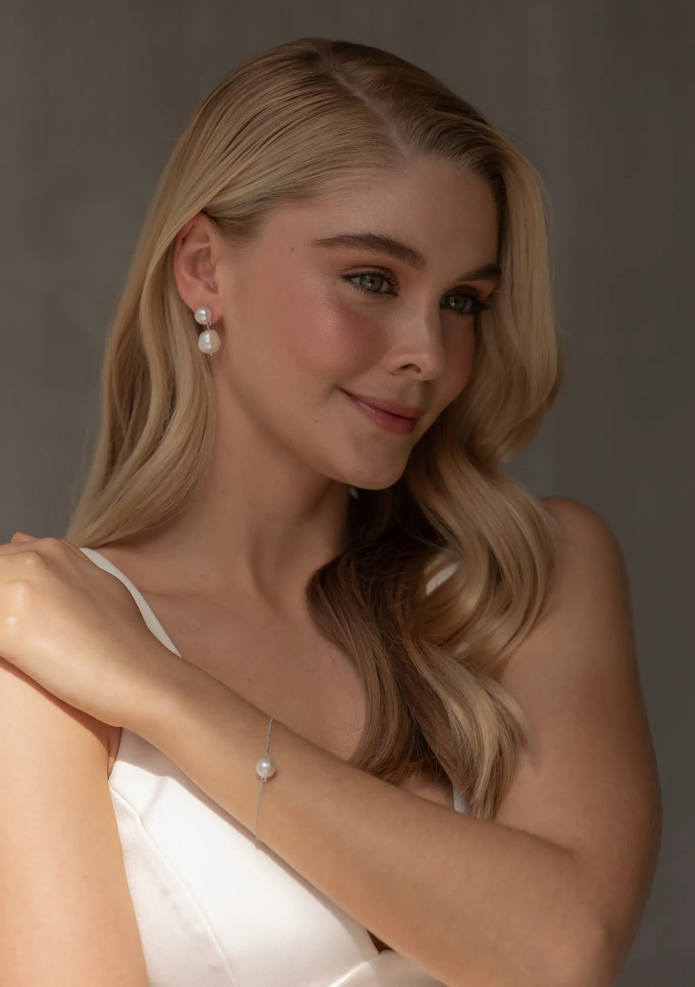 CHRISTIE PEARL BRACELET SILVER Lolaknightofficial