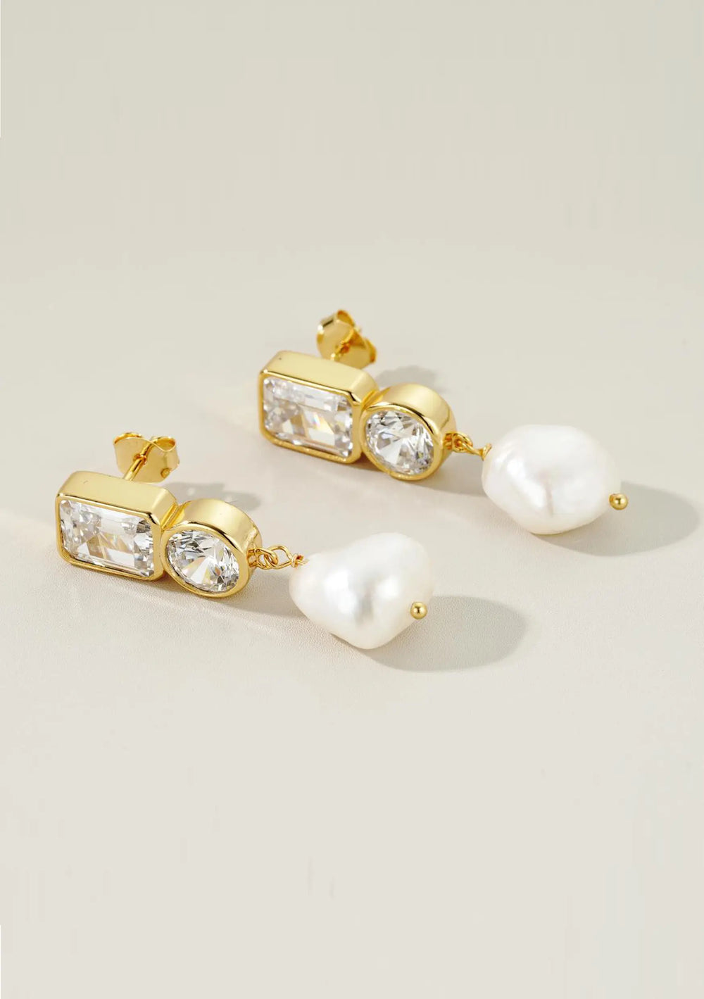 Elegant crystal bridal earrings designed for timeless wedding day styling